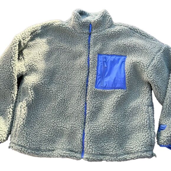 Fabletics Rylan Teddy Jacket Size Large - Picture 2 of 6